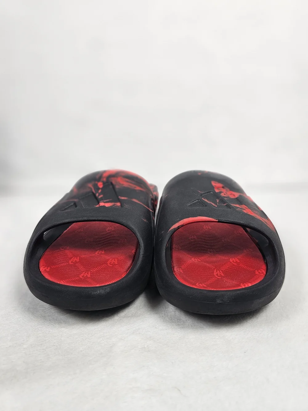 Adidas Patrick Mahomes x Adicane Slide Black Collegiate Red JH6548 Men's Sz 11